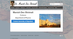 Desktop Screenshot of manishshrimali.com